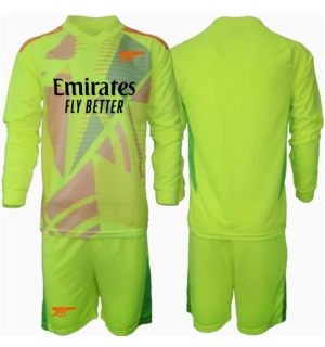 Arsenal Keeper Hjemmedraktsett Barn 2024-25 Langermet (+ Korte bukser)