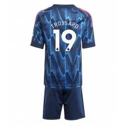Arsenal Leandro Trossard #19 Bortedraktsett Barn 2025-26 Kortermet (+ Korte bukser)