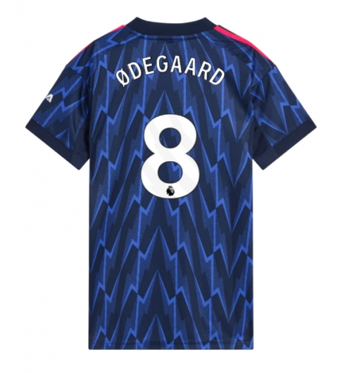 Arsenal Martin Odegaard #8 Bortedrakt Dame 2025-26 Kortermet Arsenal Martin Odegaard #8 Bortedrakt Dame 2025-26 Kortermet