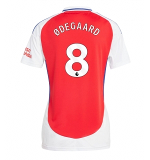 Arsenal Martin Odegaard #8 Hjemmedrakt Dame 2024-25 Kortermet