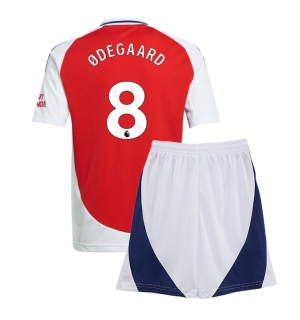 Arsenal Martin Odegaard #8 Hjemmedraktsett Barn 2024-25 Kortermet (+ Korte bukser)