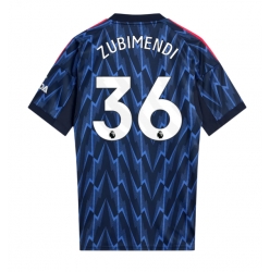 Arsenal Martin Zubimendi #36 Bortedrakt 2025-26 Kortermet