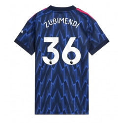 Arsenal Martin Zubimendi #36 Bortedrakt Dame 2025-26 Kortermet