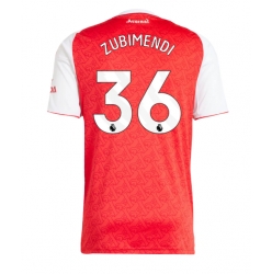 Arsenal Martin Zubimendi #36 Hjemmedrakt 2025-26 Kortermet