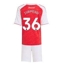 Arsenal Martin Zubimendi #36 Hjemmedraktsett Barn 2025-26 Kortermet (+ Korte bukser)