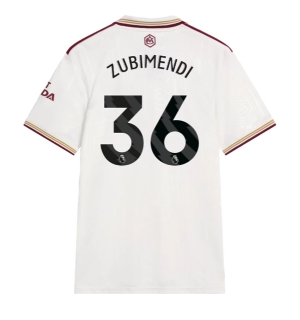 Arsenal Martin Zubimendi #36 Tredjedrakt 2025-26 Kortermet
