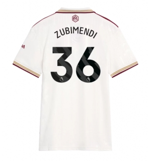 Arsenal Martin Zubimendi #36 Tredjedrakt Dame 2025-26 Kortermet