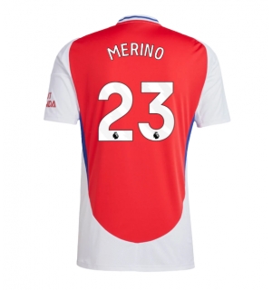 Arsenal Mikel Merino #23 Hjemmedrakt 2024-25 Kortermet