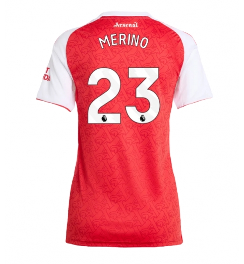 Arsenal Mikel Merino #23 Hjemmedrakt Dame 2025-26 Kortermet Arsenal Mikel Merino #23 Hjemmedrakt Dame 2025-26 Kortermet