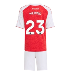 Arsenal Mikel Merino #23 Hjemmedraktsett Barn 2025-26 Kortermet (+ Korte bukser)