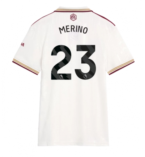 Arsenal Mikel Merino #23 Tredjedrakt Dame 2025-26 Kortermet Arsenal Mikel Merino #23 Tredjedrakt Dame 2025-26 Kortermet