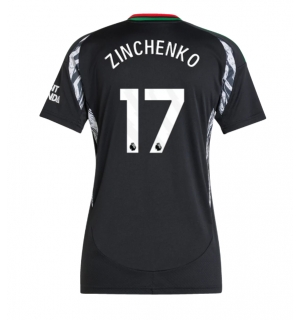 Arsenal Oleksandr Zinchenko #17 Bortedrakt Dame 2024-25 Kortermet