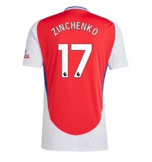 Arsenal Oleksandr Zinchenko #17 Hjemmedrakt 2024-25 Kortermet