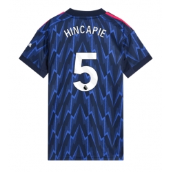 Arsenal Piero Hincapie #5 Bortedrakt Dame 2025-26 Kortermet