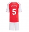 Arsenal Piero Hincapie #5 Hjemmedraktsett Barn 2025-26 Kortermet (+ Korte bukser)