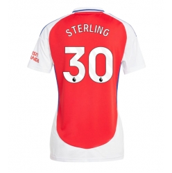 Arsenal Raheem Sterling #30 Hjemmedrakt Dame 2024-25 Kortermet