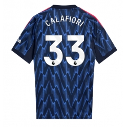 Arsenal Riccardo Calafiori #33 Bortedrakt 2025-26 Kortermet