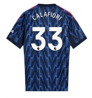 Arsenal Riccardo Calafiori #33 Bortedrakt 2025-26 Kortermet