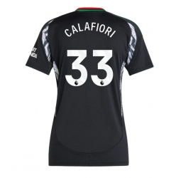 Arsenal Riccardo Calafiori #33 Bortedrakt Dame 2024-25 Kortermet