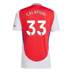 Arsenal Riccardo Calafiori #33 Hjemmedrakt 2024-25 Kortermet