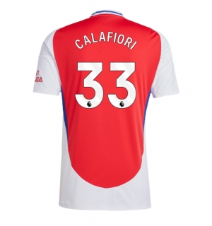 Arsenal Riccardo Calafiori #33 Hjemmedrakt 2024-25 Kortermet
