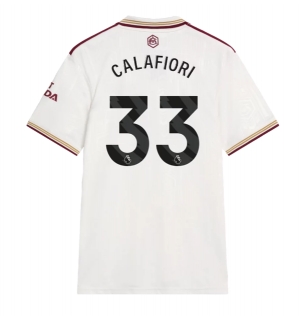 Arsenal Riccardo Calafiori #33 Tredjedrakt 2025-26 Kortermet