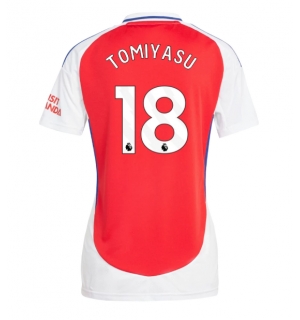 Arsenal Takehiro Tomiyasu #18 Hjemmedrakt Dame 2024-25 Kortermet