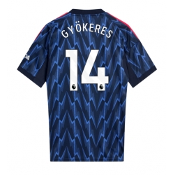 Arsenal Viktor Gyokeres #14 Bortedrakt 2025-26 Kortermet