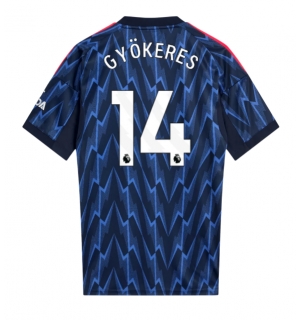 Arsenal Viktor Gyokeres #14 Bortedrakt 2025-26 Kortermet