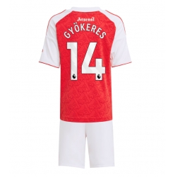 Arsenal Viktor Gyokeres #14 Hjemmedraktsett Barn 2025-26 Kortermet (+ Korte bukser)
