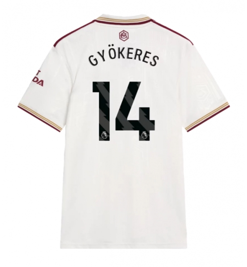 Arsenal Viktor Gyokeres #14 Tredjedrakt 2025-26 Kortermet Arsenal Viktor Gyokeres #14 Tredjedrakt 2025-26 Kortermet