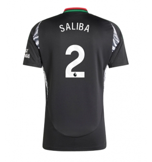 Arsenal William Saliba #2 Bortedrakt 2024-25 Kortermet