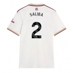 Arsenal William Saliba #2 Tredjedrakt 2025-26 Kortermet