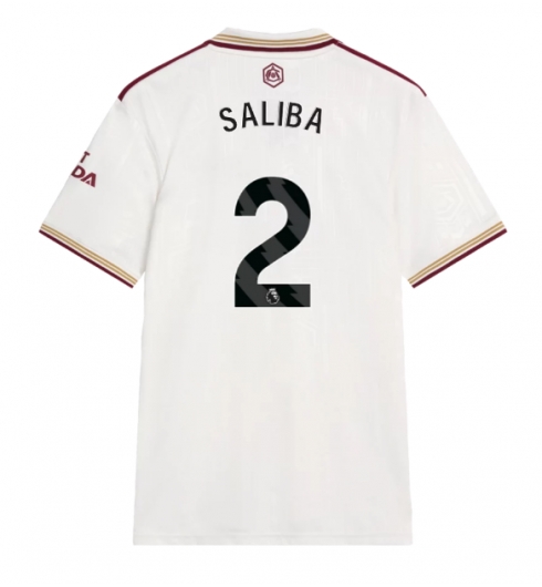 Arsenal William Saliba #2 Tredjedrakt 2025-26 Kortermet Arsenal William Saliba #2 Tredjedrakt 2025-26 Kortermet