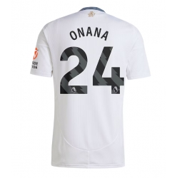 Aston Villa Amadou Onana #24 Bortedrakt 2024-25 Kortermet