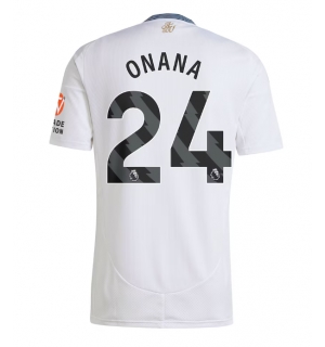 Aston Villa Amadou Onana #24 Bortedrakt 2024-25 Kortermet