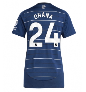 Aston Villa Amadou Onana #24 Tredjedrakt Dame 2024-25 Kortermet