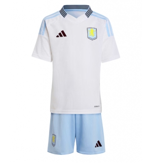 Aston Villa Bortedraktsett Barn 2024-25 Kortermet (+ Korte bukser)
