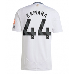 Aston Villa Boubacar Kamara #44 Bortedrakt 2024-25 Kortermet