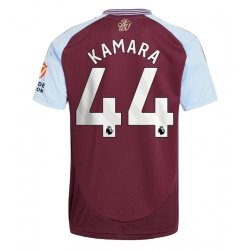 Aston Villa Boubacar Kamara #44 Hjemmedrakt 2024-25 Kortermet