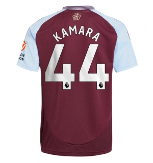 Aston Villa Boubacar Kamara #44 Hjemmedrakt 2024-25 Kortermet