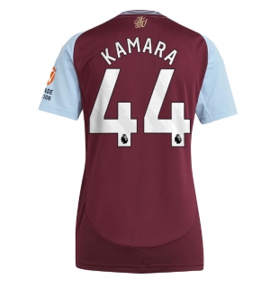 Aston Villa Boubacar Kamara #44 Hjemmedrakt Dame 2024-25 Kortermet