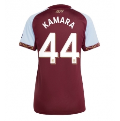 Aston Villa Boubacar Kamara #44 Hjemmedrakt Dame 2025-26 Kortermet