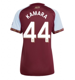 Aston Villa Boubacar Kamara #44 Hjemmedrakt Dame 2025-26 Kortermet