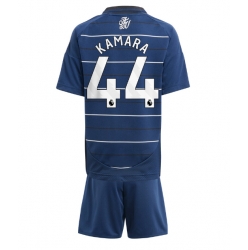 Aston Villa Boubacar Kamara #44 Tredjedraktsett Barn 2024-25 Kortermet (+ Korte bukser)
