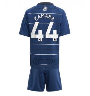 Aston Villa Boubacar Kamara #44 Tredjedraktsett Barn 2024-25 Kortermet (+ Korte bukser)