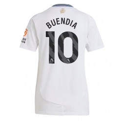 Aston Villa Emiliano Buendia #10 Bortedrakt Dame 2024-25 Kortermet