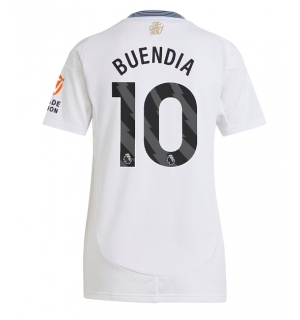 Aston Villa Emiliano Buendia #10 Bortedrakt Dame 2024-25 Kortermet