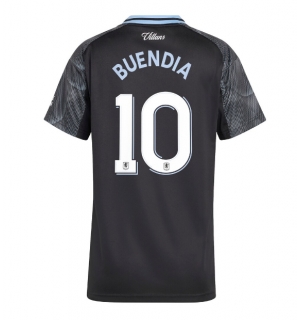 Aston Villa Emiliano Buendia #10 Bortedrakt Dame 2025-26 Kortermet