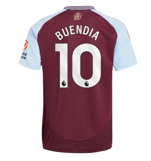 Aston Villa Emiliano Buendia #10 Hjemmedrakt 2024-25 Kortermet